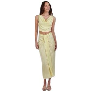 Charlie Holiday Karina Matching Set Small NWT Top Skirt Two Piece